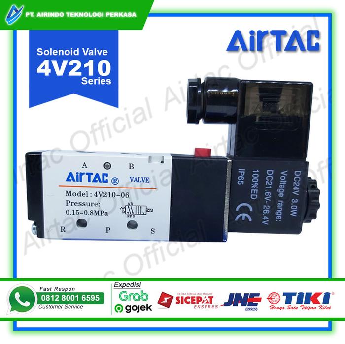 Gambar Solenoid Valve Airtac 4V21006 B (24 VDC) dari Airtac Airindo ID Kota Administrasi Jakarta Pusat Tokopedia