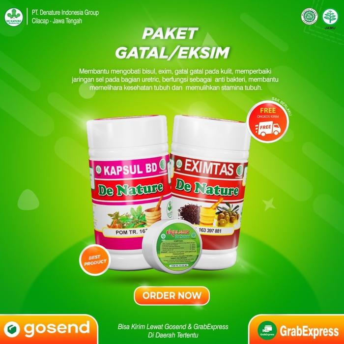 Gambar Obat Herbal Exim Eksim dari DeNature Sehat Kota Surabaya Tokopedia