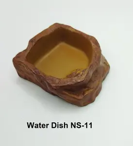 Water Dish Reptile Panana Snake Gecko Bearded Dragon Resin Nomoy NS-11