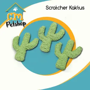 Mainan Garukkan Kucing Scratcher Kaktus 1 Pcs