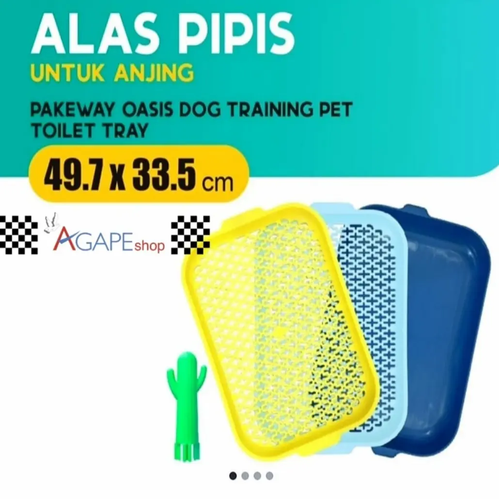 Pakeway Oasis Tray Pet Toilet Tatakan Kencing Anjing Kucing Pee Tray