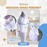 Gambar Seragam Dinas Perawat/Baju Dinas Perawat/Seragam Dinas Perawat Wanita - M dari Rumahjahitid Kota Tangerang Selatan 3 Tokopedia