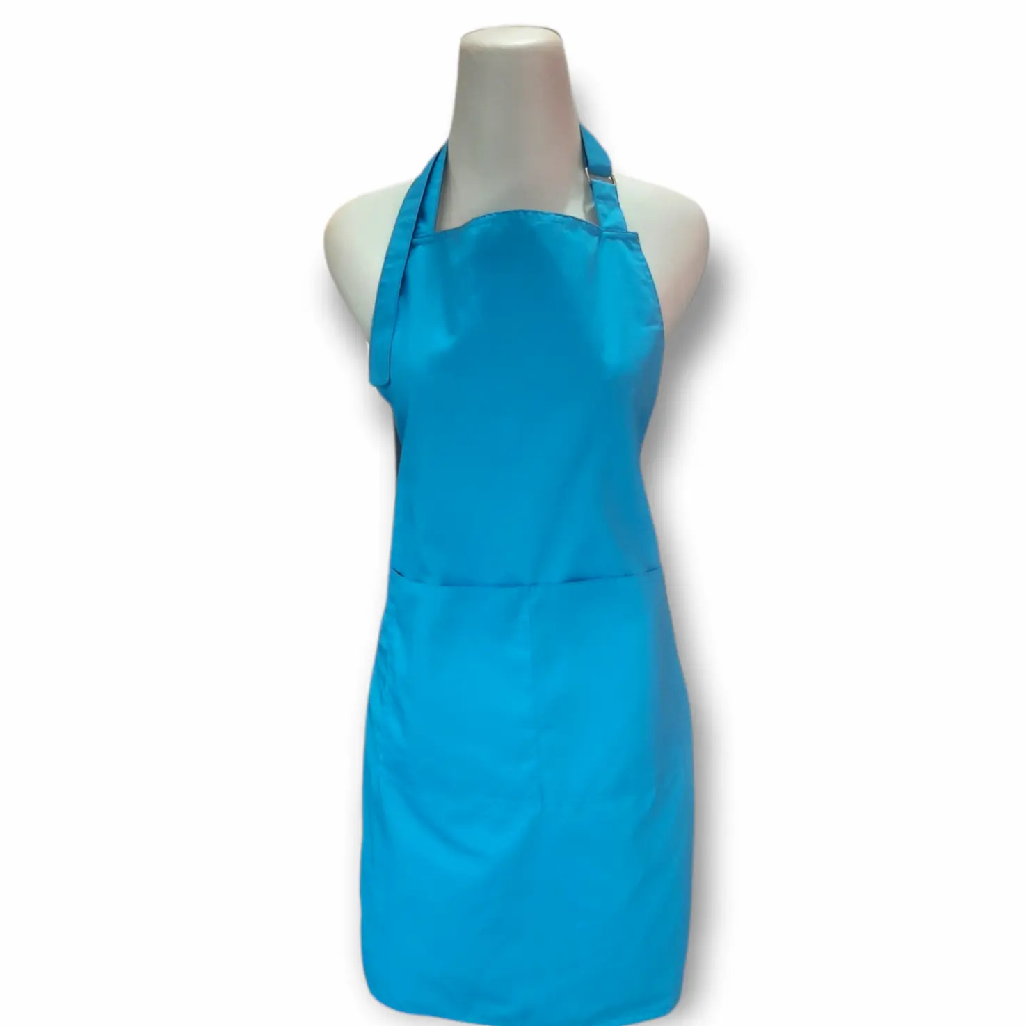 Celemek biru muda / Celemek masak drill