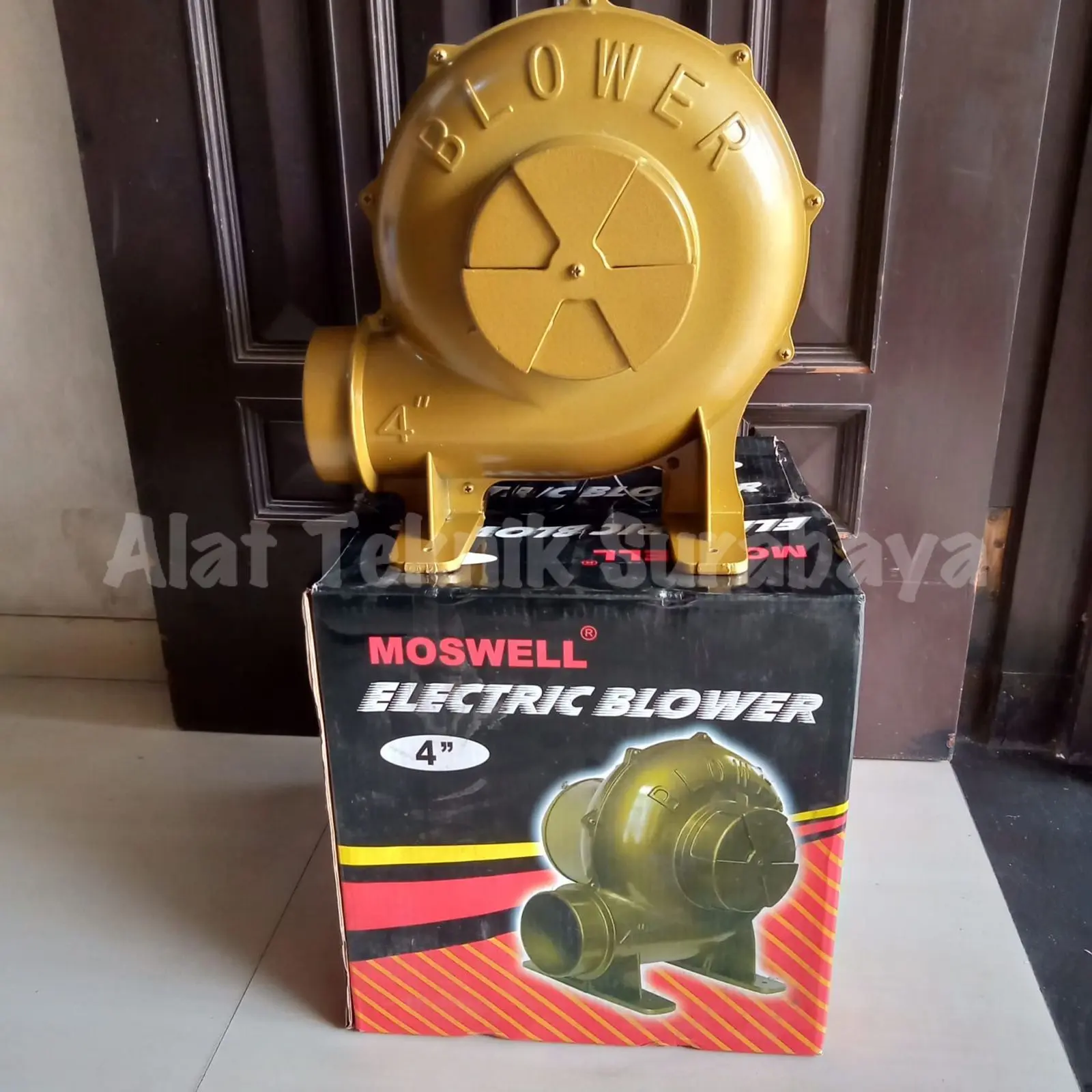 ELECTRIC BLOWER MOSWELL 4" INCH MESIN ALAT TIUP BLOWER KEONG ELEKTRIK