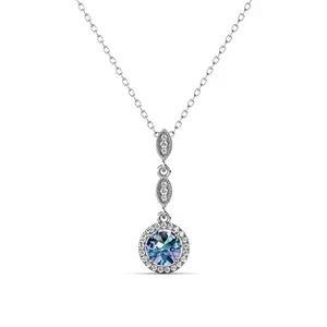 Droplet Meira Pendant - Kalung Alexandrite Gemstone by Her Jewellery