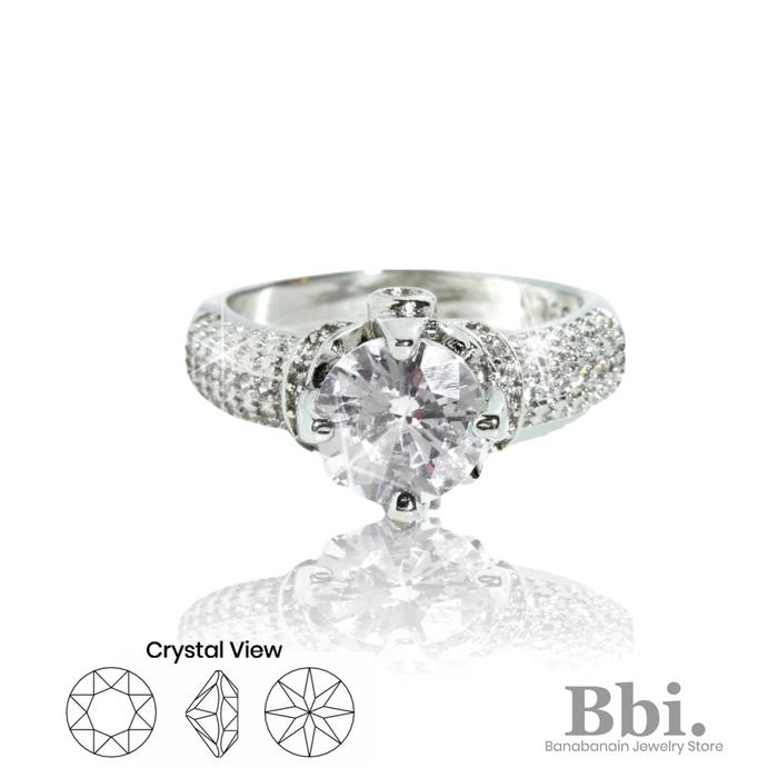 Gambar Cincin Wanita Permata bening Crown Cewek Cewe CCPBE - 6 dari GAWUNG CLASSIC Kota Administrasi Jakarta Timur Tokopedia
