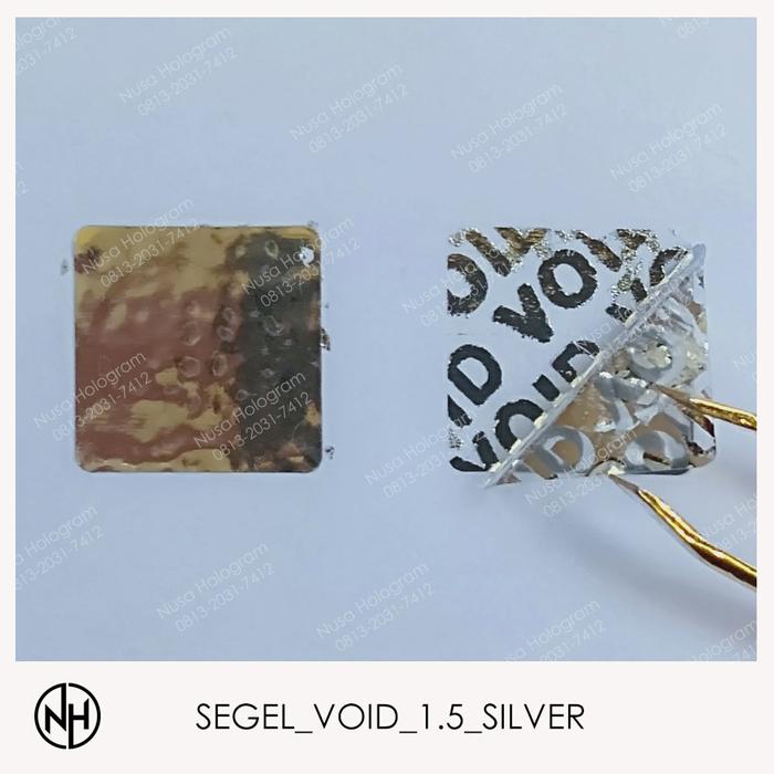 Gambar stiker hologram silver (ongkir lebih murah 1 gr/ lembar) dari nusa hologram Kota Cimahi Tokopedia