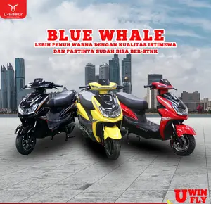 Sepeda Motor Listrik Blue Whale Uwinfly Roda Dua By UWINFLY SNI