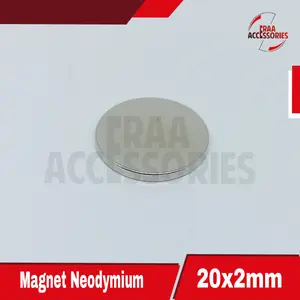 Magnet Neodymium N52 / 20x2mm
