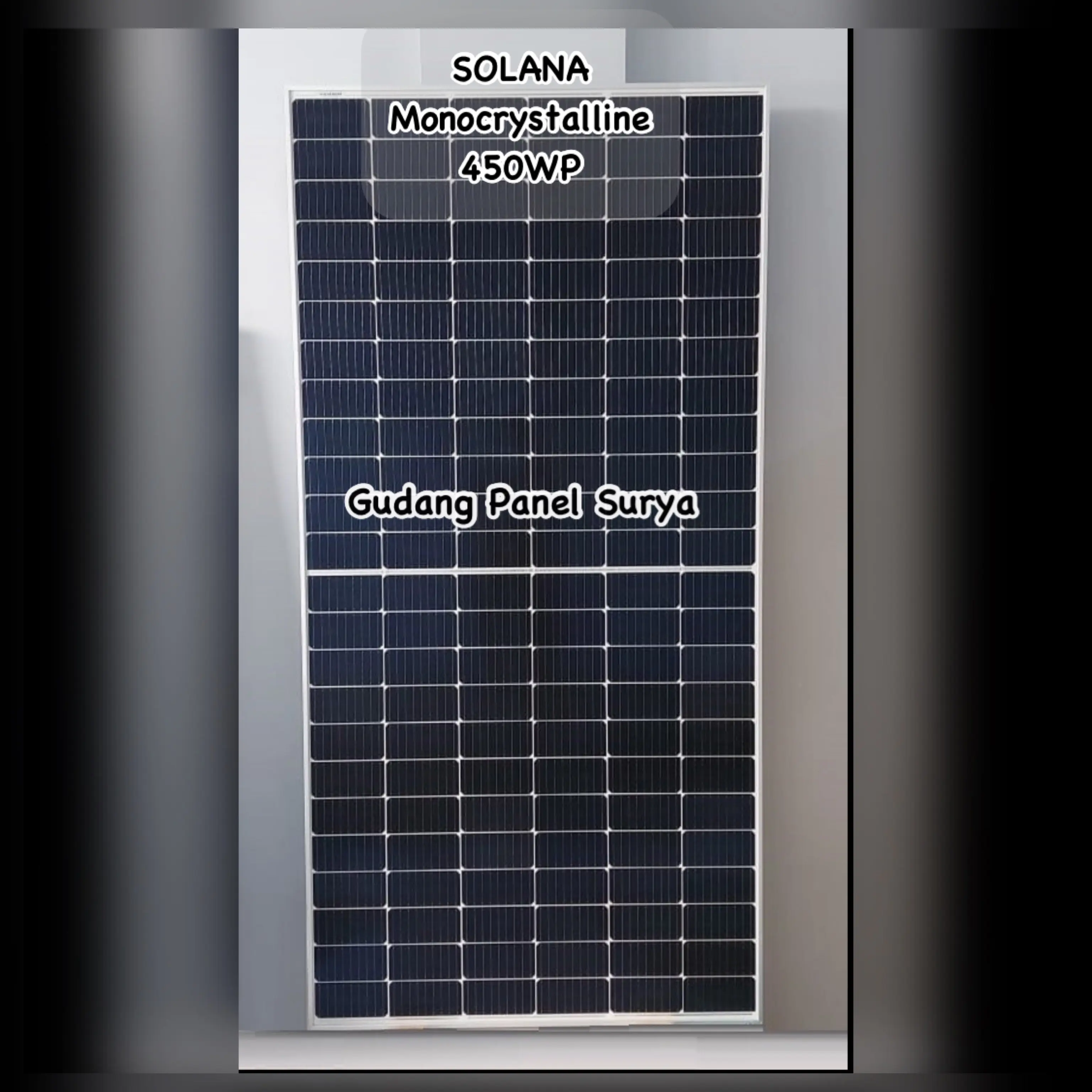 Solar Panel Surya Solarcell SOLANA Mono 450WP Monocrystalline 450WP
