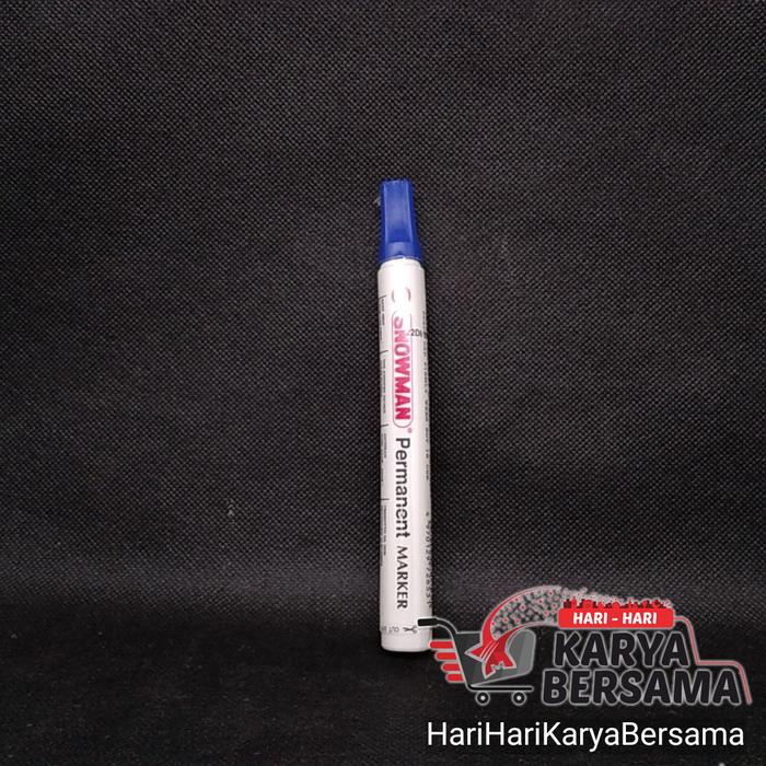 Gambar SNOWMAN PERMANENT MARKER BLUE dari HariHariKaryaBersama Kota Medan Tokopedia