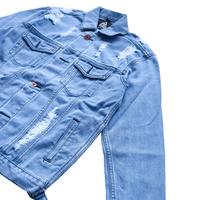 Gambar JAKET DENIM RIPPED JEANS PAPAGO - JAKET JEANS WANITA - RIPPED BIO - L dari Papago Kota Bekasi 1 Tokopedia