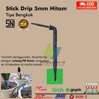 Gambar stick dripper tetes 5 mm bengkok dari Atapponik Store Kota Surabaya 1 Tokopedia