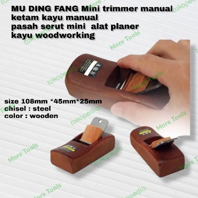 Alat Serut Kayu Mini Trimming Plane Ketam Mini Raut Kayu Sugu Pasah