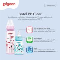 Gambar PIGEON Botol Susu PP Clear RP 120Ml - Blue dari Pigeonbabyindonesia Kota Tangerang Selatan 3 Tokopedia