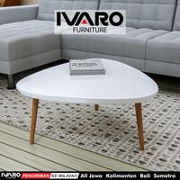 Gambar Meja Tamu / Coffee Table / Meja Sudut /Meja Minimalis Coral Ivaro - bulat dari Ivaro Furniture Kota Tangerang Selatan 5 Tokopedia