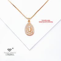 Gambar Yaxiya (anting gelang kalung) liontin perhiasan imitasai gold 18k dari YAXIYA JEWELRY Kota Administrasi Jakarta Barat 1 Tokopedia