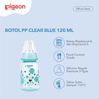 Gambar PIGEON Botol Susu PP Clear RP 120Ml - Blue dari Pigeonbabyindonesia Kota Tangerang Selatan 2 Tokopedia