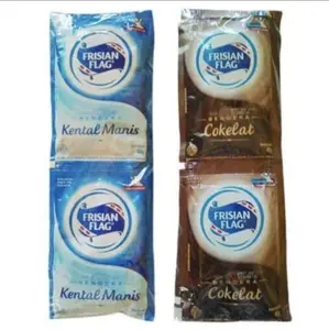 Frisian Flag Bendera Kental Manis Renceng Isi 6 Pcs Vanila Coklat Susu Sachet Susu Kental Manis Sachet Isi 6 Pcs