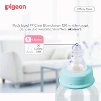 Gambar PIGEON Botol Susu PP Clear RP 120Ml - Blue dari Pigeonbabyindonesia Kota Tangerang Selatan 4 Tokopedia