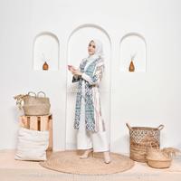 Gambar KI Outer Kimono Panjang Tenun Alesha Tosca - Abu-abu, 4 dari KainIndonesiaco Kota Administrasi Jakarta Timur 2 Tokopedia