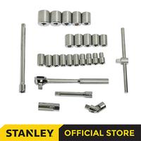 Gambar Stanley Kunci Socket Metric Set 10-32mm SQ1/2 12pts 86-477 dari Stanley ID Kota Administrasi Jakarta Barat 1 Tokopedia