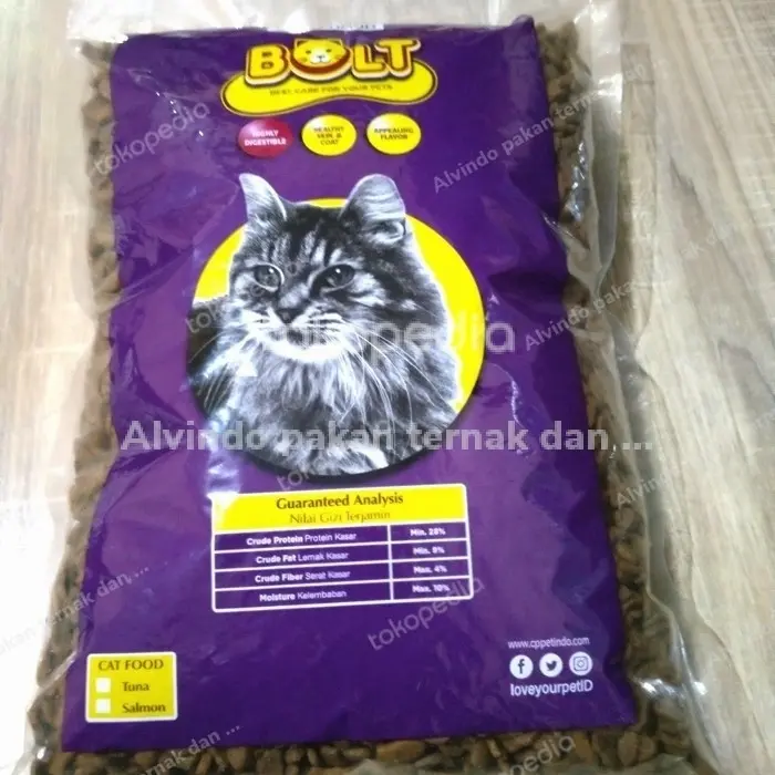 makanan kucing BOLT CAT 800gr Freshpack 1