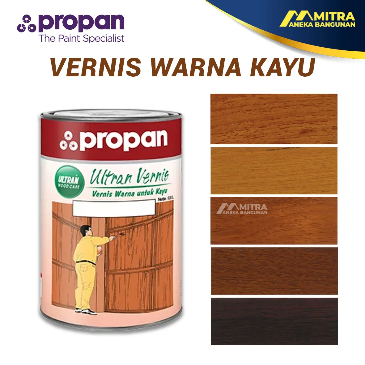 ultran vernis / cat kayu propan / politur kayu / plitur / cat pelitur