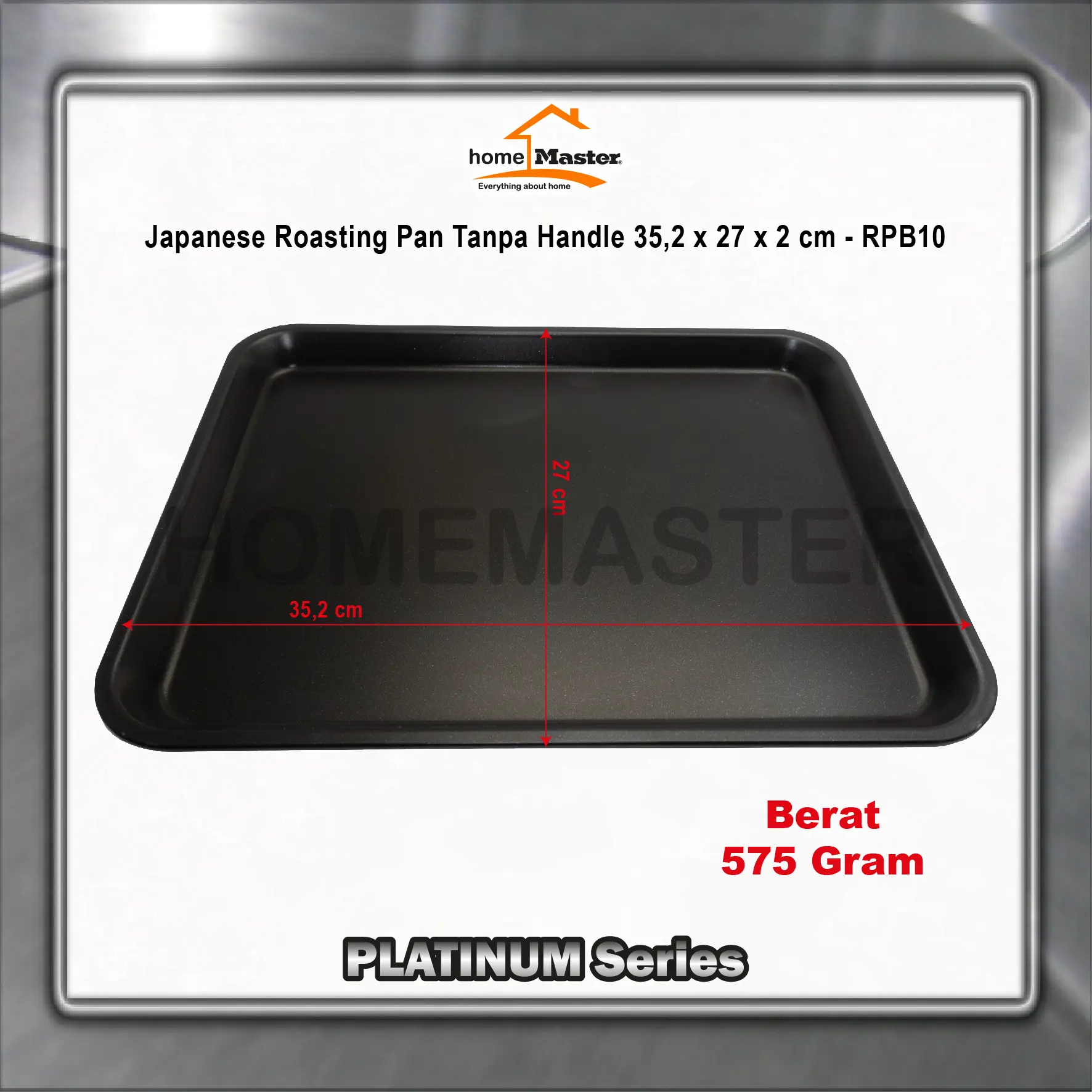 Nampan/Baki/Pan Oven Panggang/Roast Anti Lengket/Teflon/NonStick RPB10