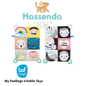 Taftoys My Feelings Crinkle Toy/Mainan Edukasi Anak