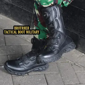 Sepatu Pdl Kulit Tni Polri Full Kulit Tali Putar Brotrher New Gen 8