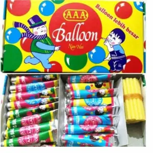 Balon Tiup AAA isi 32pc/kotak