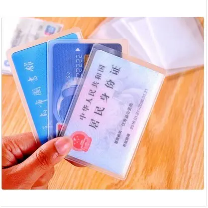 Plastik Pelindung ATM Transparan Doff Sim KTP Card Cover Kartu Sampul