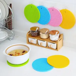 Tatakan Alas Panci Mangkok Silicone Trivet Mat Silikon Anti Panas
