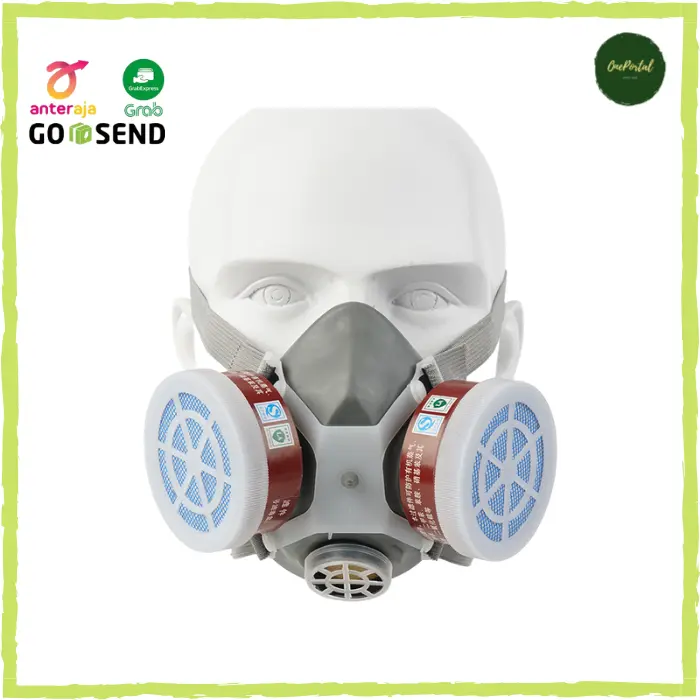 Masker Gas / Masker Cat Respirator Anti Kimia Industrial Mask