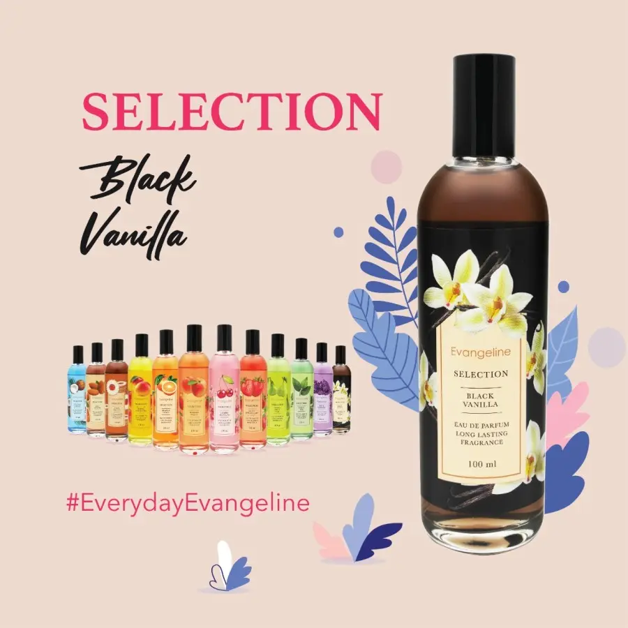 Evangeline Selection 100ml Eau De Parfum Black Vanilla