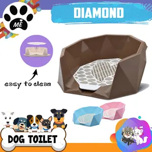 Pet Toilet Training DIAMOND Tempat Pup Pee Anjing Tempat Kecing Hewan