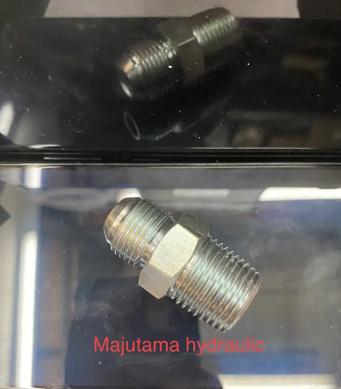 DOUBLE NEPEL 1/4 NPT x 1/4 JIC 2