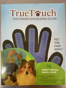 sarung tangan kucing anjing bulu gromming pijit true touch