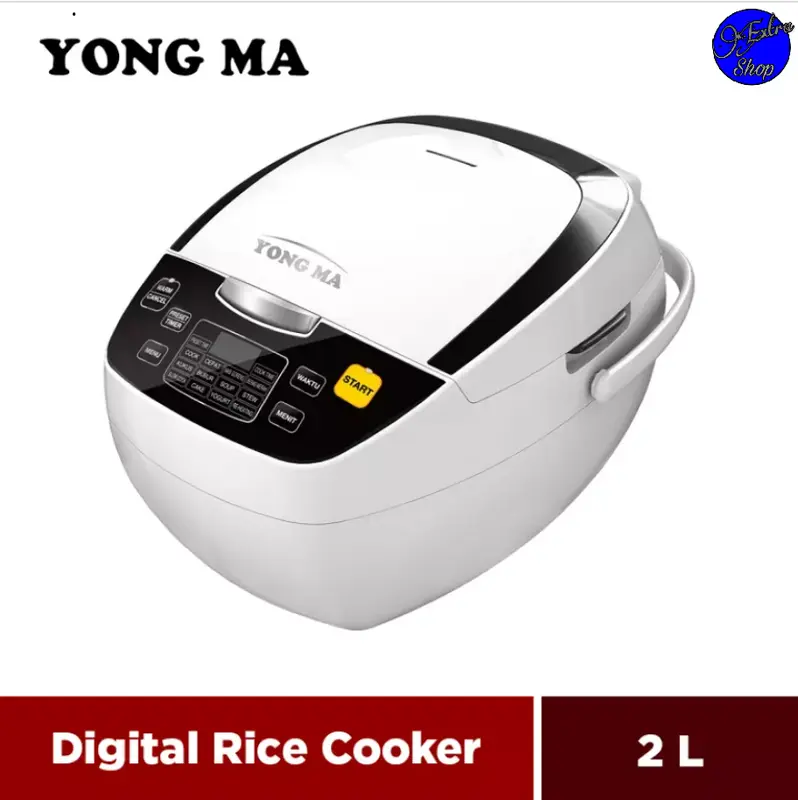 YONG MA Digital Rice Cooker 2 L YMC 801R/SMC 8017 Putih 0