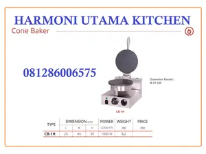 GETRA Mesin Pembuat Cone Ice Cream Diameter 21cm / CB-1H