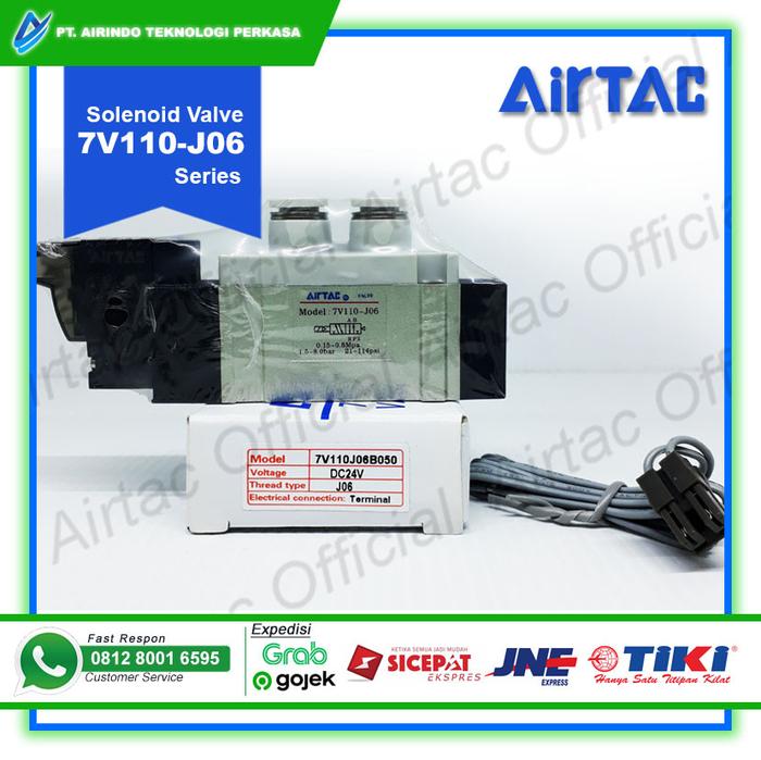 Gambar Solenoid Valve Airtac 7V110J06B050 (24 VDC) dari Airtac Airindo ID Kota Administrasi Jakarta Pusat Tokopedia