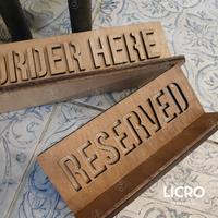 Gambar LICRO DEKORASI KAYU WOODEN DESKSTAND ORDER HERE dari Licro Creative Kab. Sukoharjo 2 Tokopedia