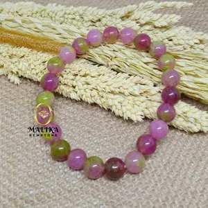 GELANG BATU RUBY TANZANIA 8 MM