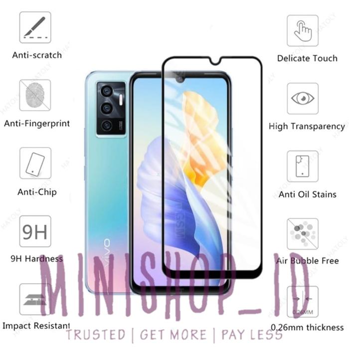 Gambar VIVO V23E TEMPERED GLASS FULL GLUE ANTIGORES SCREEN PROTECTO dari MINISHOP OFFICIAL Kota Tangerang Tokopedia