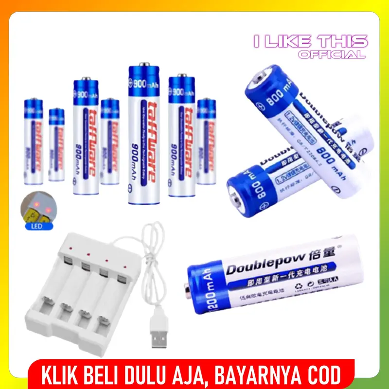 Baterai Batre Battery Charger Casan Isi ulang A2 / A3 / AAA / AA 0