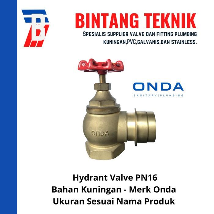 Gambar Hydrant Valve 2 1/2" Kuningan Onda PN16 dari Bintang Teknik Toko Kota Administrasi Jakarta Barat Tokopedia