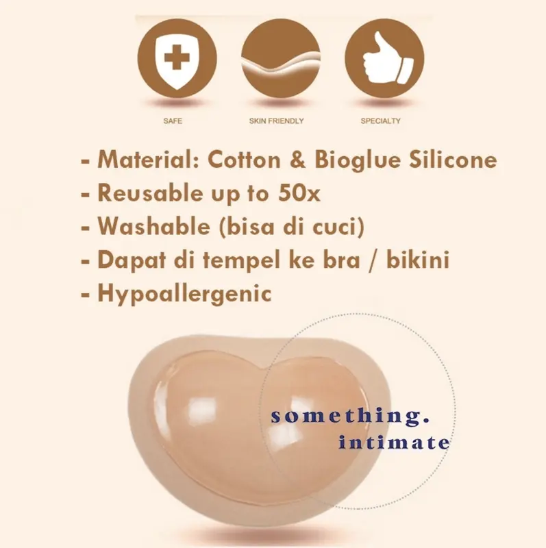 Waterproof Bikini Pushup Bra Pads untuk Berenang Cup Tambahan Busa Bra 1