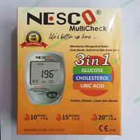 Gambar Alat Cek Gula Asamurat Kolestrol Nesco GCU 3in1 dari VJM starshop Kota Administrasi Jakarta Barat 2 Tokopedia