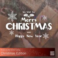 Gambar Sticker Cutting Happy New Year Rumah Christmas Hiasan Stiker Dinding - Putih, M dari LANCARI Kota Administrasi Jakarta Pusat 2 Tokopedia